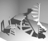 picture of a spiral staircase